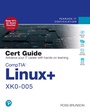 Cover: CompTIA Linux+ XK0-005 Cert Guide - Pearson It Certification