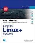Cover: CompTIA Linux+ XK0-005 Cert Guide - Pearson It Certification