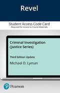 Cover: Revel for Criminal Investigation (Justice Series) -- Access Card - Pearson