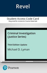 Enlarge image Cover: Revel for Criminal Investigation (Justice Series) -- Access Card - Pearson