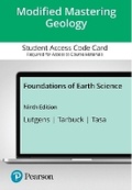 Cover: Modified Mastering Geology with Pearson Etext -- Access Card -- For Foundations of Earth Science - 18 Months - Pearson