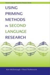 Enlarge image Cover: Using Priming Methods in Second Language Research - Routledge