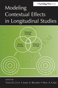 Enlarge image Cover: Modeling Contextual Effects in Longitudinal Studies - Routledge