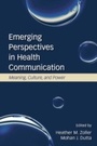 Cover: Emerging Perspectives in Health Communication - Routledge