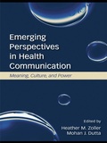 Cover: Emerging Perspectives in Health Communication - Routledge