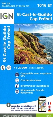 Abbildung von: St-Cast-le-Guildo / Cap Frehe: 1016ET - Institut Geographique National