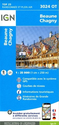 Abbildung von: Beaune / Chagny: 3024OT - Institut Geographique National