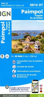 Abbildung von: Paimpol / Treguier / Ile de Brehat: 0814OT - Institut Geographique National