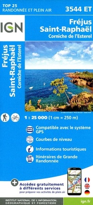 Abbildung von: Frejus / St-Raphael / Corniche de l'Esterel: 3544ET - Institut Geographique National