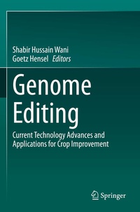 Enlarge image Cover: Genome Editing - Springer