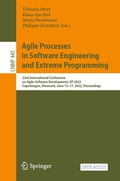 Cover: Agile Processes in Software Engineering and Extreme Programming - Springer