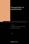 Cover: Transparantie en openbaarheid - Boom juridisch