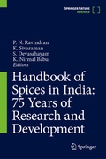 Cover: Handbook of Spices in India: 75 Years of Research and Development - Springer