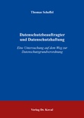 Cover: Datenschutzbeauftragter und Datenschutzhaftung - Kovac, Dr. Verlag