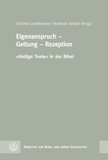 Cover: Eigenanspruch - Geltung - Rezeption - Evangelische Verlagsanstalt