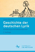 Cover: Geschichte der deutschen Lyrik - J.B. Metzler