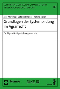 Abbildung von: Grundlagen der Systembildung im Agrarrecht - Nomos