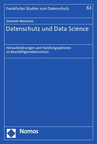 Abbildung von: Datenschutz und Data Science - Nomos