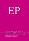 Cover: Ethnografische Urteils- und Entscheidungsforschung - Verlag Empirische P&auml;dagogik