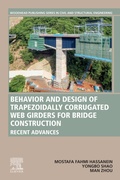 Cover: Behavior and Design of Trapezoidally Corrugated Web Girders for Bridge Construction - Woodhead Publishing