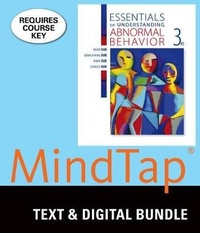 Enlarge image Cover: Bundle: Essentials of Understanding Abnormal Behavior, Loose-Leaf Version, 3rd + Mindtap Psychology, 1 Term (6 Months) Printed Access Card - Cengage Learning