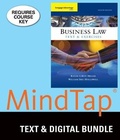 Cover: Bundle: Cengage Advantage Books: Business Law: Text and Exercises, Loose-Leaf Version, 8th + Mindtap Business Law, 1 Term (6 Months) Printed Access Card - Cengage Learning