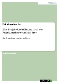 Abbildung von: Eine Projektdurchführung nach der Projektmethode von Karl Frey - GRIN Verlag