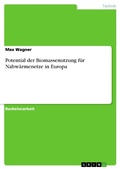 Cover: Potential der Biomassenutzung f&uuml;r Nahw&auml;rmenetze in Europa - GRIN Verlag
