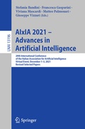 Cover: AIxIA 2021 - Advances in Artificial Intelligence - Springer