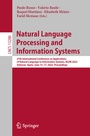 Cover: Natural Language Processing and Information Systems - Springer