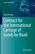 Cover: Contract for the International Carriage of Goods by Road - Springer