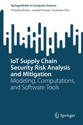 Cover: IoT Supply Chain Security Risk Analysis and Mitigation - Springer