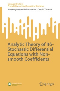 Abbildung von: Analytic Theory of Itô-Stochastic Differential Equations with Non-smooth Coefficients - Springer
