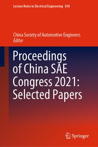 Abbildung von: Proceedings of China SAE Congress 2021: Selected Papers - Springer