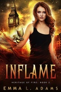 Cover: Inflame (Heritage of Fire, #2) - Emma Adams