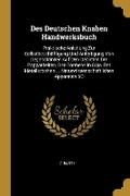 Cover: Des Deutschen Knaben Handwerksbuch - Wentworth Press