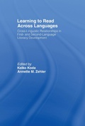 Cover: Learning to Read Across Languages - Routledge