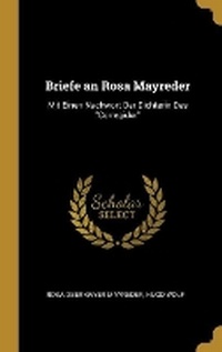 Enlarge image Cover: Briefe an Rosa Mayreder - Wentworth Press