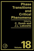 Cover: Phase Transitions and Critical Phenomena - Academic Press