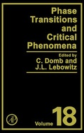 Cover: Phase Transitions and Critical Phenomena: Volume 18 - Academic Press