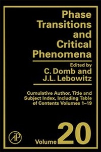 Enlarge image Cover: Index: Volume 20 - Academic Press