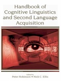 Cover: Handbook of Cognitive Linguistics and Second Language Acquisition - Routledge