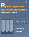 Cover: Polymer Synthesis and Characterization - Academic Press