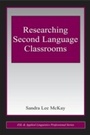 Cover: Researching Second Language Classrooms - Routledge