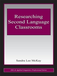 Abbildung von: Researching Second Language Classrooms - Routledge