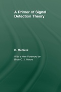 Cover: A Primer of Signal Detection Theory - Psychology Press Ltd