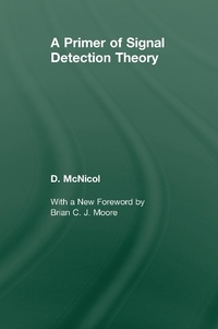 Enlarge image Cover: A Primer of Signal Detection Theory - Psychology Press Ltd