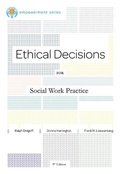 Cover: Bundle: Brooks/Cole Empowerment Series: Ethical Decisions for Social Work Practice + Helping Professions Learning Center 2-Semester Printed Access Card - Cengage Learning