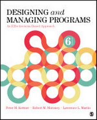 Enlarge image Cover: Designing and Managing Programs - SAGE Publications Inc