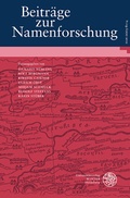 Cover: Beitr&auml;ge zur Namenforschung - Universit&auml;tsverlag Winter